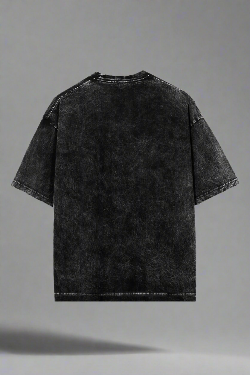 Sukuna X Megumi Acid Wash Oversized T-shirt